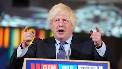 Boris Johnson makes surprise speech at Tory rally in final 48 hours before election