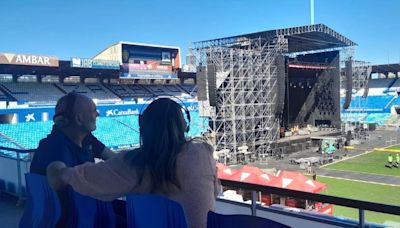 La Ventana de Aragón, en los preparativos del concierto de Bunbury y la despedida de la Romareda