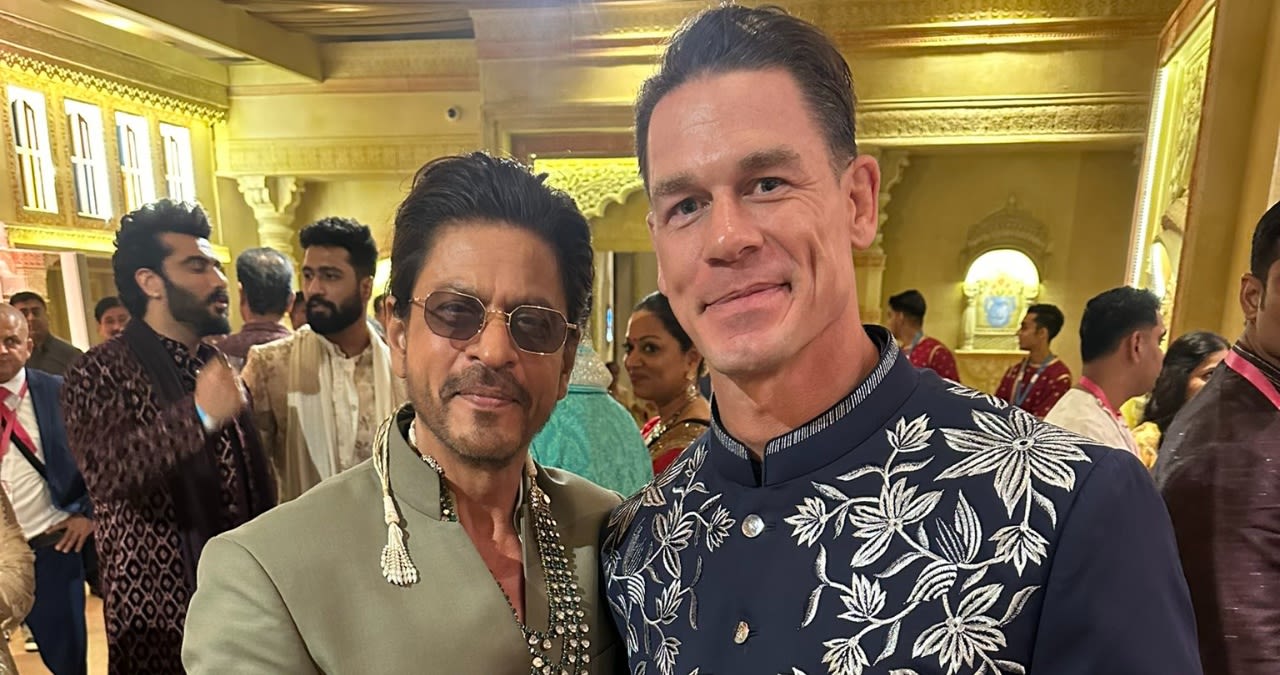 John Cena recalls being 'starstruck' by Shah Rukh Khan at Anant Ambani's wedding: 'He was amazing'