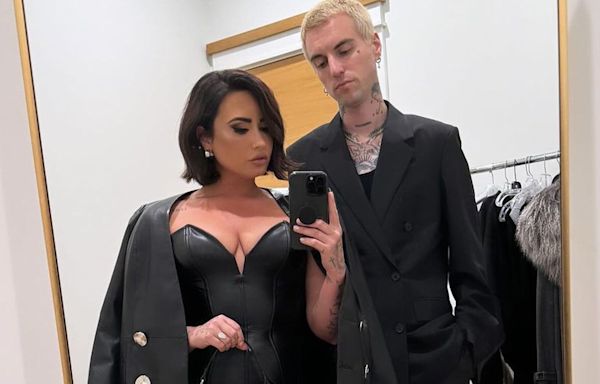 Demi Lovato Uploads Selfie with Fiancé Jutes and Shares Glimpse of Motivational Sticky Notes