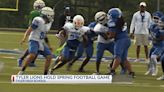 Tyler Lions finish spring football with blue and white scrimmage