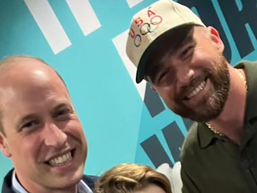 Is Travis Kelce's love-in with William a dig at Harry and Meghan?