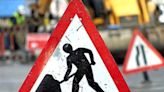 The major routes affected by roadworks over coming days - including eight on one road