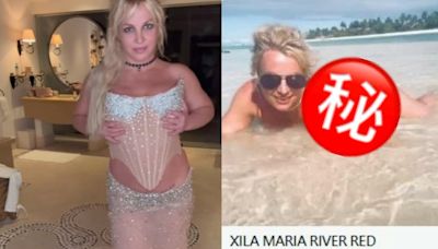 42歲Britney Spears全裸沙灘戲水 嫌臀部不夠豐滿考慮「隆股」