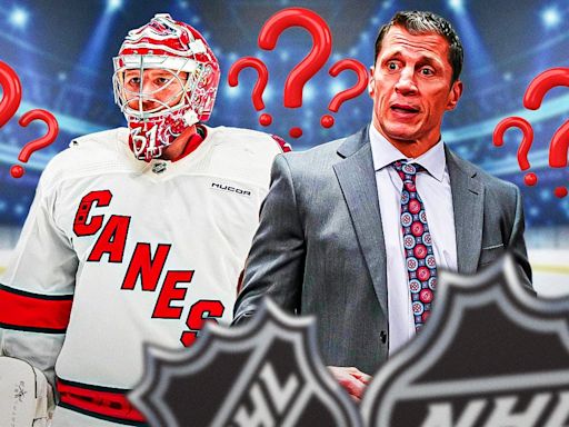 Hurricanes' Rod Brind'Amour makes puzzling Frederik Andersen decision amid 0-2 hole vs Rangers