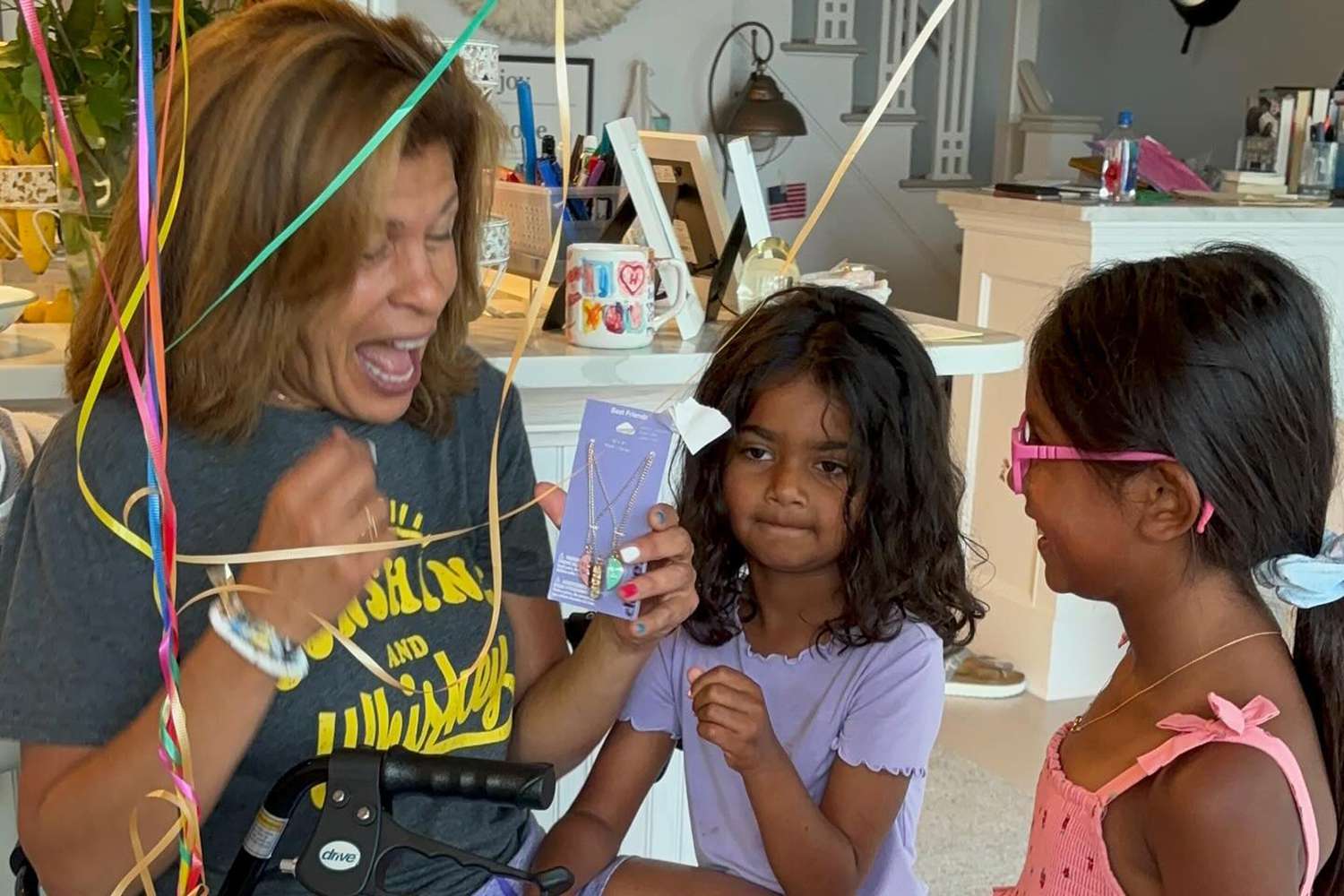 Hoda Kotb Celebrates Her 60th Birthday with House Full of DIY Decor from Daughters Haley and Hope: 'Lucky Me'