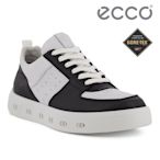 ECCO STREET 720 W SNEAKER 街頭趣闖防水皮革休閒鞋 女鞋 黑色/白色