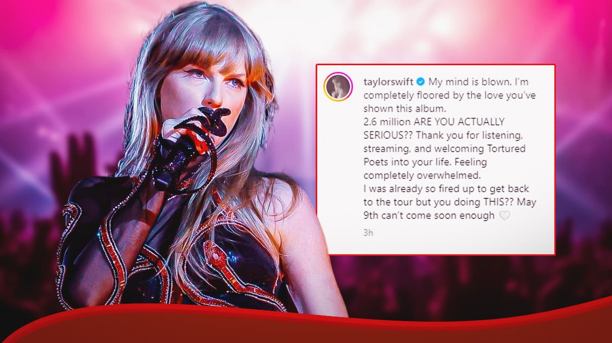 Taylor Swift expresses deep gratitude for new album's success