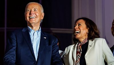 Biden is lauding Kamala Harris, saying his VP 'could be president of the United States'