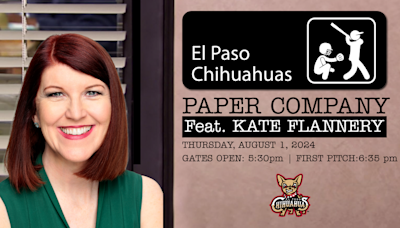 Kate Flannery from 'The Office' to throw first pitch at El Paso Chihuahuas game