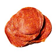 Type of spicy salami Originated in the United States Made from a mixture of beef and pork, and seasoned with paprika or chili pepper