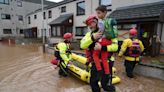 Second red warning in place as Storm Babet causes widespread flooding and deaths