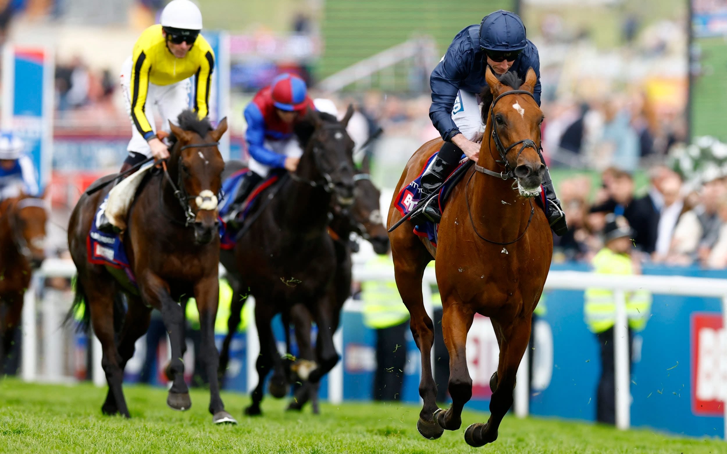 City Of Troy hailed greatest of Aidan O’Brien’s 10 Epsom Derby winners after storming victory