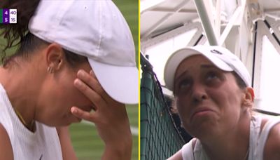 Madison Keys forced to quit Wimbledon match in floods of tears