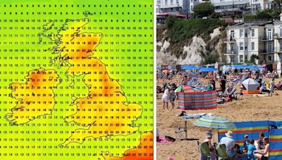 Hot weather maps show exact day 23C sizzler will engulf UK in first summer blast