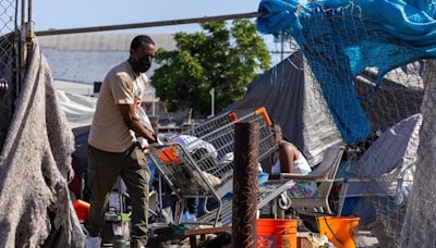 Homeless encampment cleanups do little to change numbers of people on the street, study finds