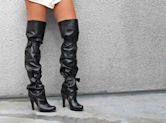 Thigh-high boots