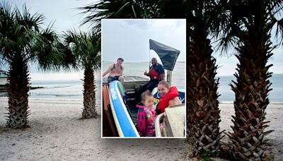 Mother rescued by Coast Guard after vanishing during thunderstorm off Florida coast