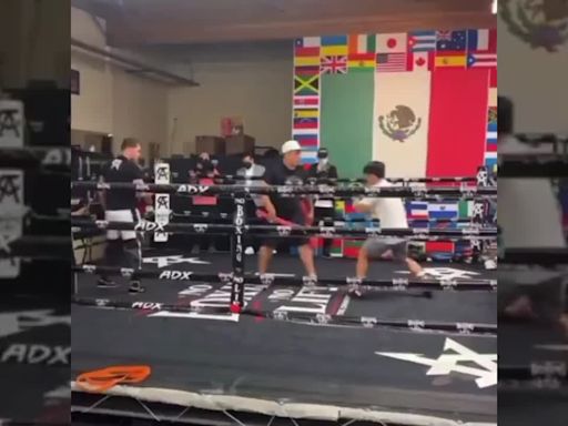 ‘Canelo’ Álvarez da clases de boxeo al hijo de ‘Manny’ Pacquiao