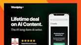 Generate long-form content in moments with a $99 subscription to Wordplay AI