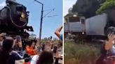 Video: Otra selfie con tren termina en tragedia, como con locomotora 'La Emperatriz' en Hidalgo