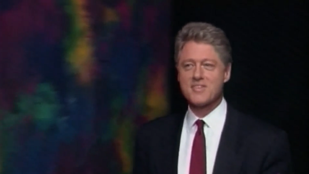 President Bill Clinton visited the WJAR studios 30 years ago