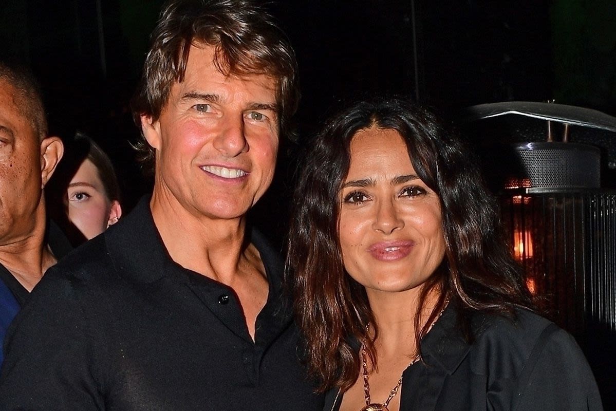 Inside Tom Cruise and Salma Hayek's Years-Long Friendship, from “Ask the Dust” to the Eras Tour