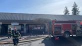 Bellevue strip mall fire leads to huge response, evacuations