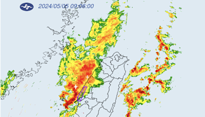 對流旺盛！強烈雷雨帶影響 澎湖「一級淹水警戒」