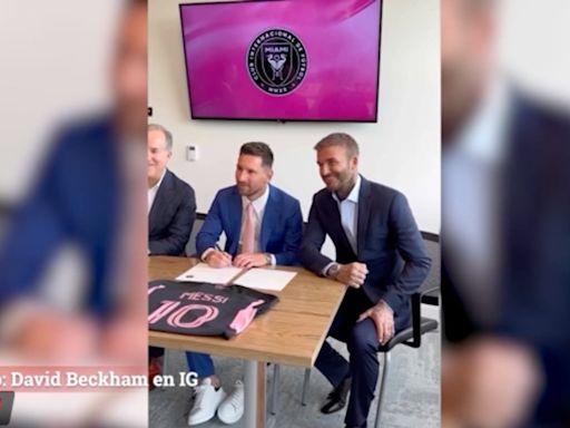 Beckham y su homenaje a Messi tras un año en Inter Miami