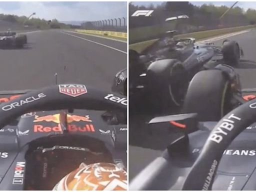 Max Verstappen onboard footage has now emerged of his crash with Lewis Hamilton - it's damning