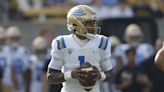 Dorian Thompson-Robinson and Zach Charbonnet take part in UCLA's bowl practice