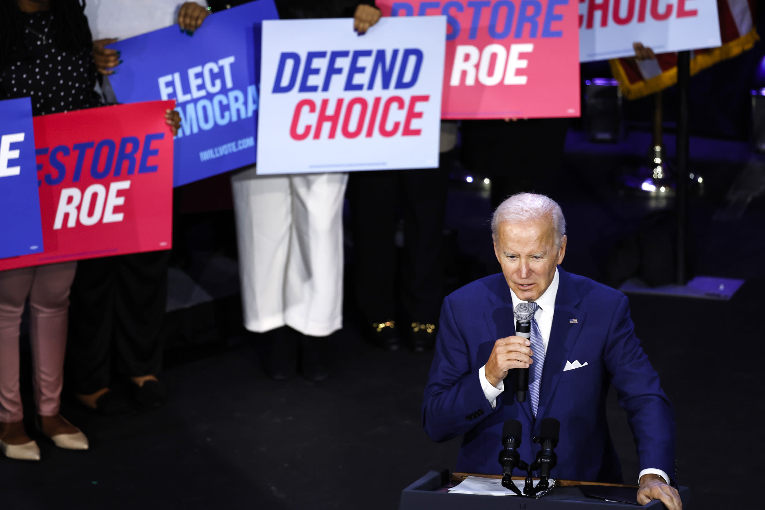 Professors sue Biden admin over abortion rule: "Pregnancy is not a disease"