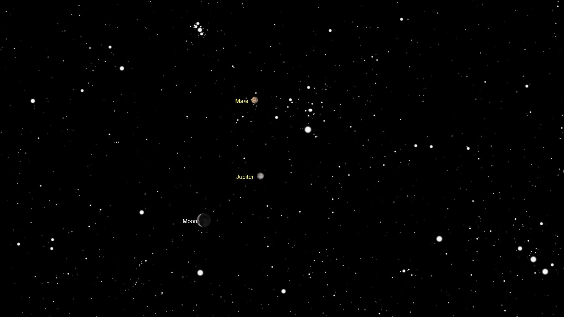 The moon, Mars and Jupiter form a predawn triangle on July 31. Here's how to see it