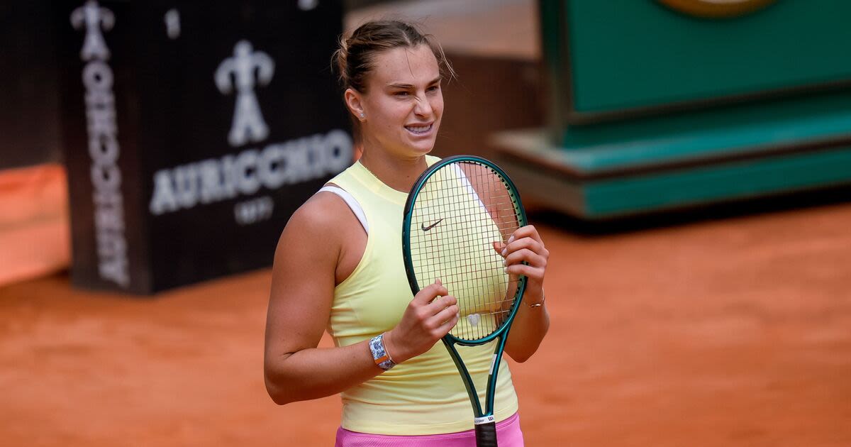 Sabalenka makes worrying injury comment as French Open organisers face nightmare