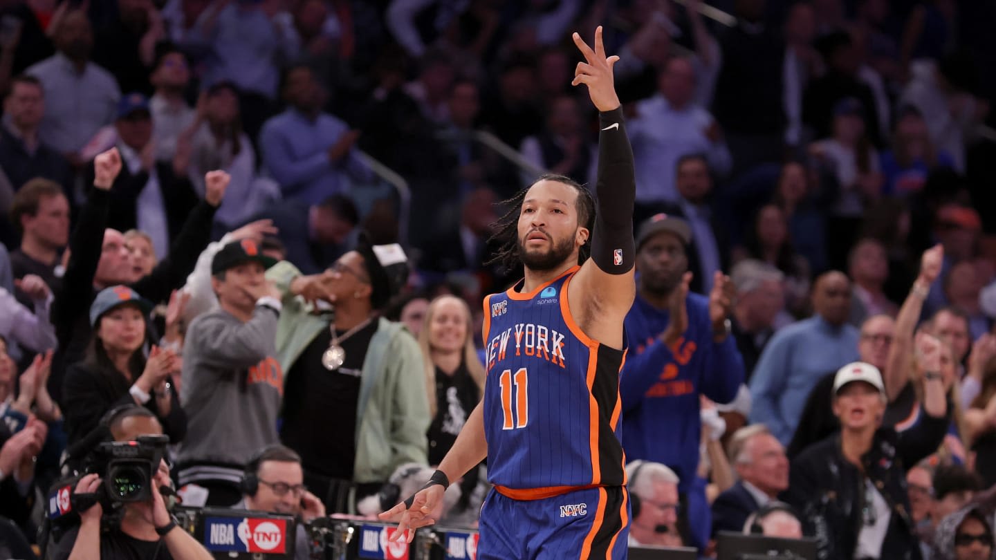 Knicks Star Jalen Brunson's Kid Already Copying Dad