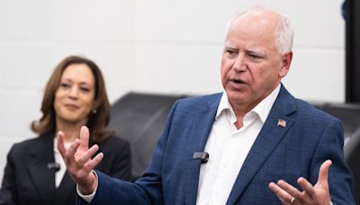 Millennial male voters are a prime prize for Harris and Trump. Her campaign's got a plan — get Tim Walz on Twitch.