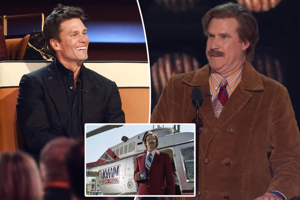 Even Will Ferrell’s Ron Burgundy roasted Tom Brady at Netflix special: ‘I never liked you’