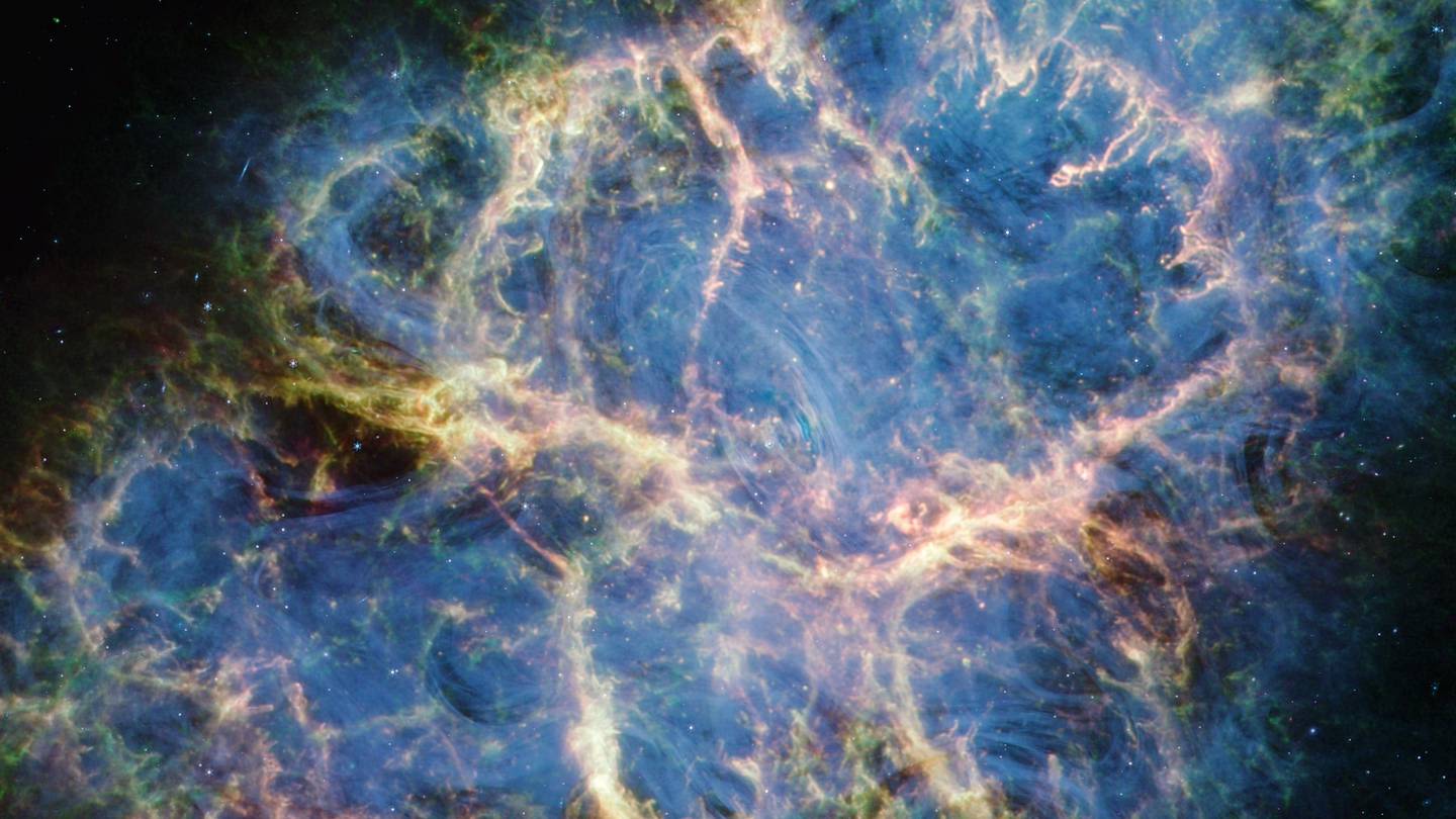 New Crab Nebula image captured by James Webb Space Telescope offers unique glimpse at 'unusual' ancient structure