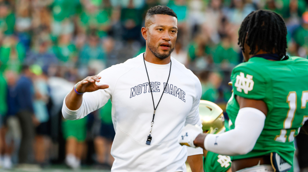 Marcus Freeman Talks Notre Dame Football On ESPN's College Football Live