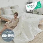 #6ST05#60支100%天絲™TENCEL文青素色3.5尺單人床包枕套二件組(不含被套)專櫃頂級300織-台灣製