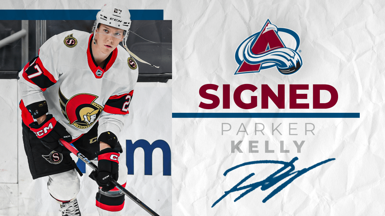 Avalanche Signs Parker Kelly | Colorado Avalanche