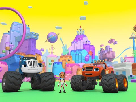 Exclusive Blaze and the Monster Machines Clip Previews Video Game Special