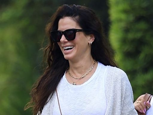 Sandra Bullock Is Glowing & Full of Smiles in New Sighting Ahead of ‘Practical Magic 2′ Filming