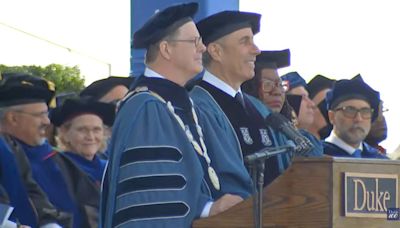 At Duke graduation, dozens protest commencement speaker Jerry Seinfeld