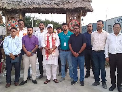 Assam's Industry Minister Bimal Bora visits Pepsi India project site at Nalbari