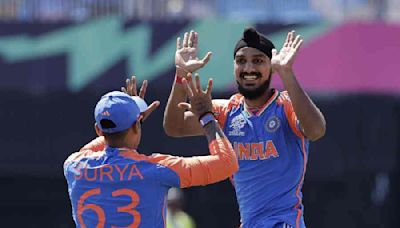 Arshdeep Singh, Surya Kumar fashion India's seven-wicket win over USA, Super 8 entry