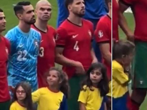 EURO 2024: Young Girl in Awe on Seeing Cristiano Ronaldo as Portugal-Tukrey Players Line-up | WATCH - News18