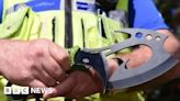 Knives seized by police in Birmingham after pulling vehicle over