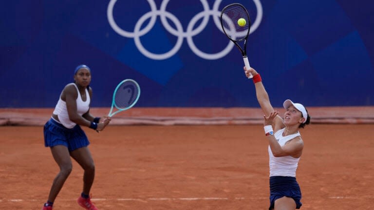 Coco Gauff loses twice in a day in doubles, her Paris Olympics run finished